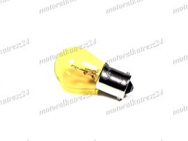 EGYÉB UNIVERZÁLIS GLÜHLAMPE 12V 21W BA15D GELB