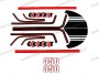 JAWA 350  6V DECAL SET CEZET