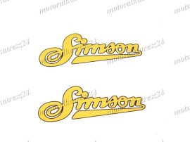 SIMSON SR2 DECAL F. FUEL TANK 'SIMSON' PAIR
