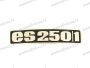 MZ/ES 250/1 EMBLEM FOR MUDGUARD REAR