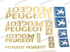 PEUGEOT UNIVERZÁLIS DECAL SET PEUGEOT BIG /GOLD/