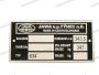 JAWA 350  6V NAMEPLATE /634