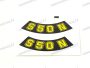 SIMSON 50 DECAL 'N' PAIR /YELLOW/