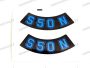 SIMSON 50 DECAL 'N' PAIR /BLUE/