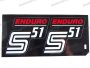 SIMSON 51 DECAL /RED/ PAIR ENDURO