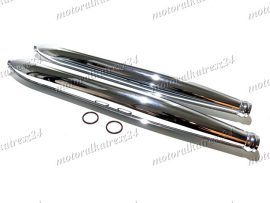 JAWA 250 MUFFLER CHROME PAIR